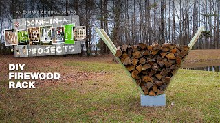 Build A Simple and Easy Cinderblock Firewood Rack | Done-In-A-Weekend Projects | Exmark