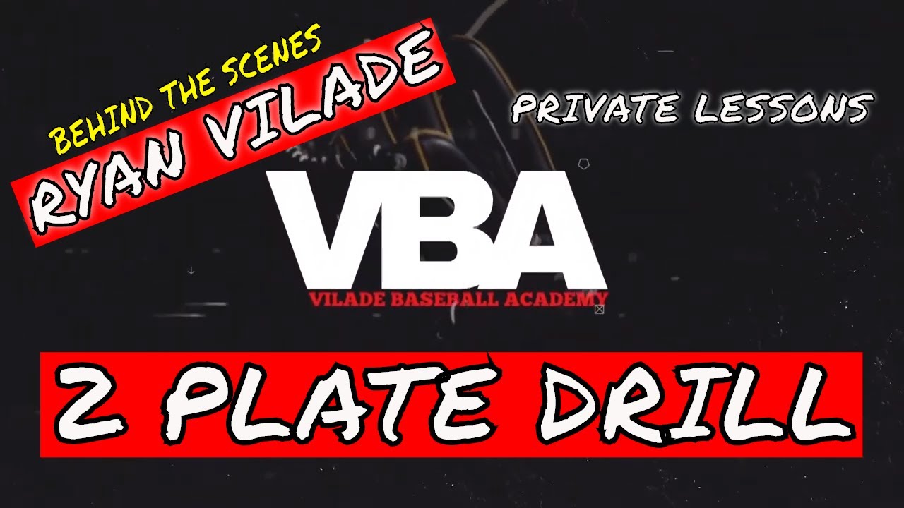 2 Plate Tracking Drill - BTS Look at a private workout with Ryan Vilade of the Colorado Rockies