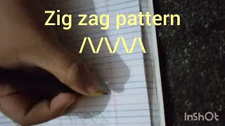 zig zag pattern for nursery class