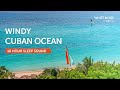 Windy Ocean in Cuba Sleep Sound - 10 Hours - Black Screen
