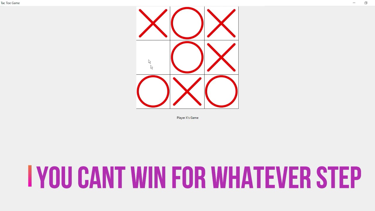 Impossible Tic-Tac-Toe - Game for Mac, Windows (PC), Linux - WebCatalog