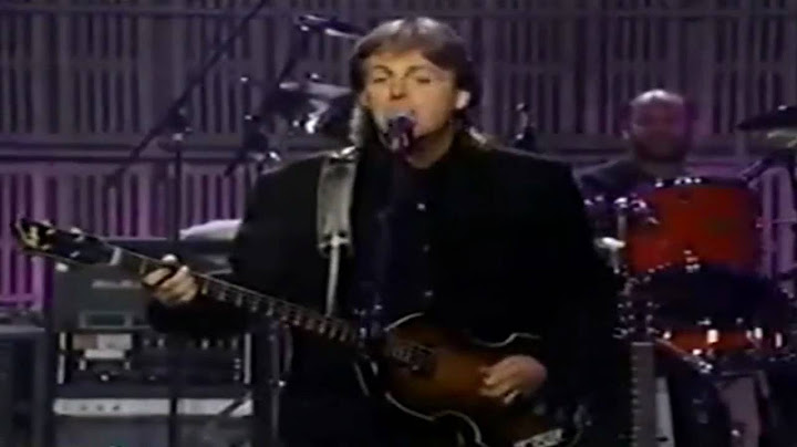 Fixing a hole - Paul McCartney - Up Close (1992) [HD]