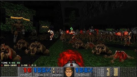 Doom 2 Death in Excess MAP 15 UV-Speed [TAS] in 15:00
