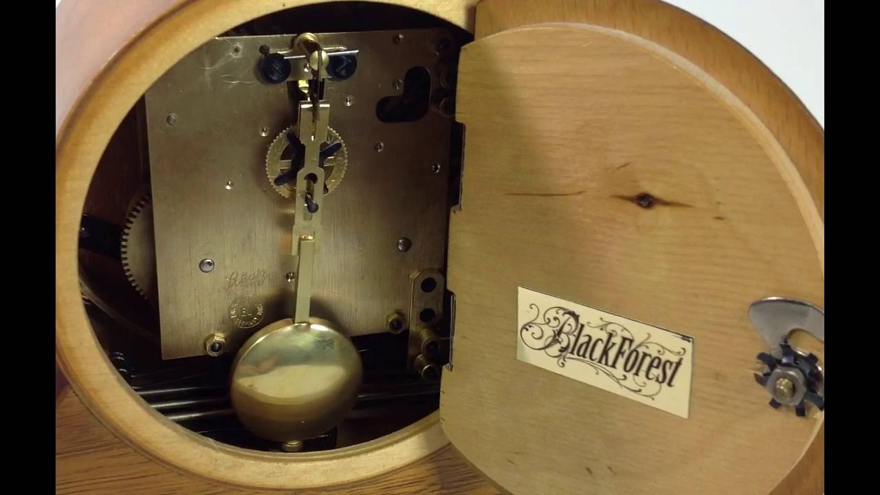 German Schatz dualtone striking 8 day mantel clock YouTube