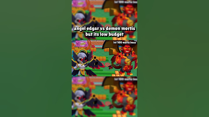 angel edgar vs demon mortis but its low budget #brawlstars #brawltalk