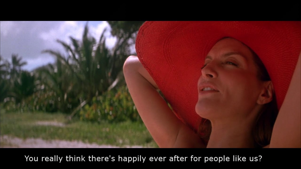 Thomas Crown Affair 1999 - You really think there's "happily ever after" for people like us?