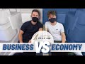 RARE LUXURY: Flying GULF AIR - Business Class vs Economy comparison