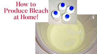 How to make Bleach at Home (Updated)/ Homemade Liquid Bleach Production for Clothes/ NafisaTv