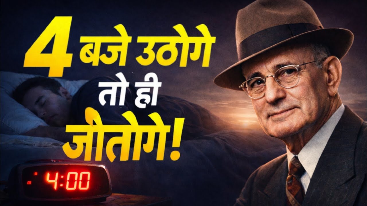 4 AM Success Formula: सुबह 4 बजे उठो और अपनी किस्मत बदलो | Napoleon Hill Motivation 