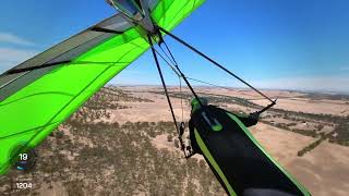 Hang Gliding at Mount Bakewell Jan 1   2024