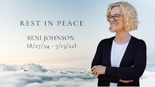 Celebrating The Life of Bethel's Beni Johnson Content