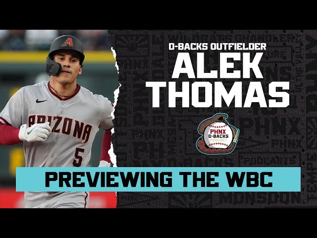 D-backs Alek Thomas talks Team Mexico, offseason adjustments