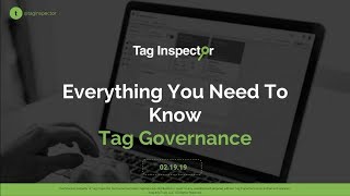 Download Lagu [Webinar] Everything You Need to Know About Tag Governance MP3