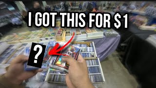 Swimming IN VALUE BOXES At The Chicago Sports Spectacular | CARD SHOW VLOG #sportscards