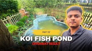 Making Koi Fish Pond With Heavy Filtration System Part 2
