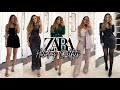 ZARA HOLIDAY OUTFITS HAUL! NYE OUTFIT IDEAS | DRESSES & SETS