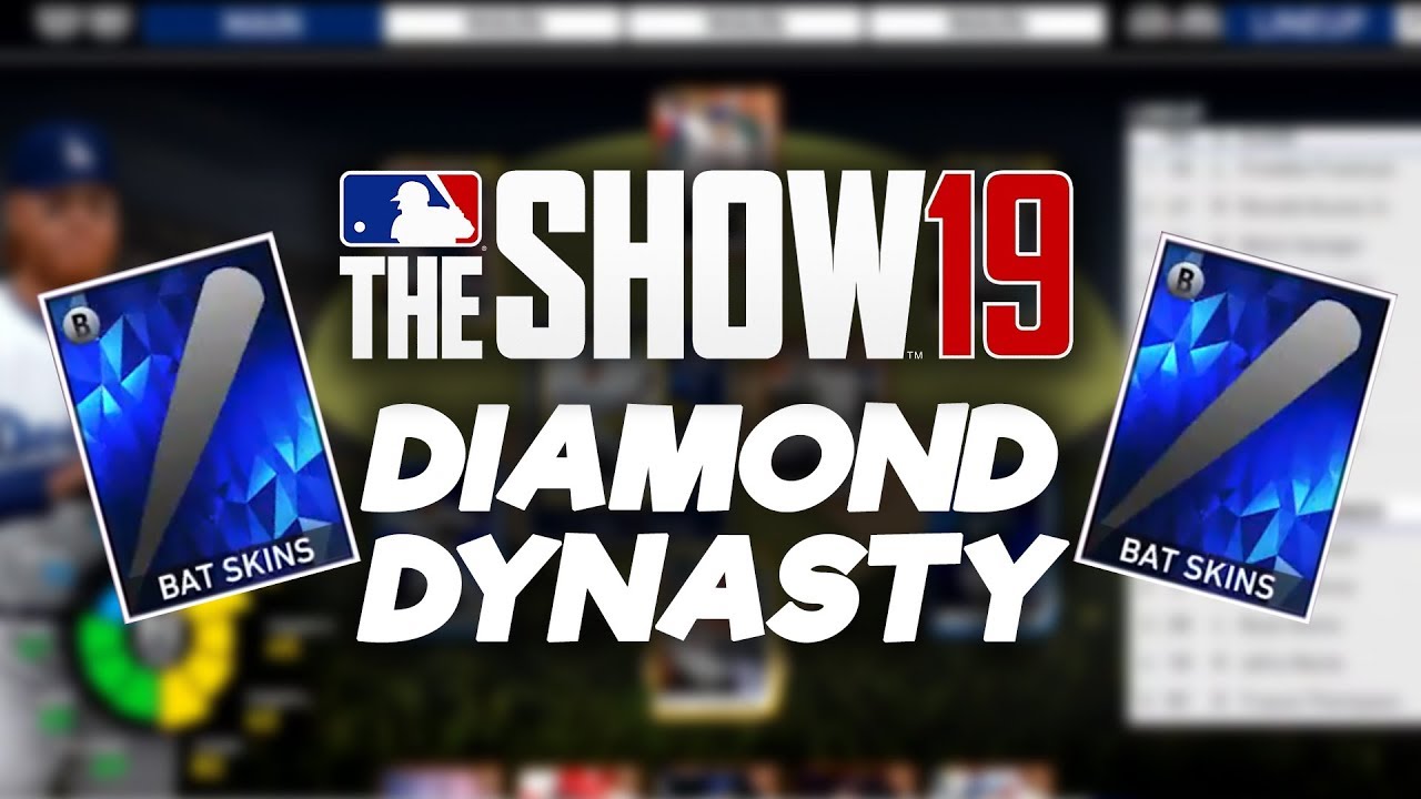 BAT SKINS & MULTIPLE LINEUPS in MLB The Show 19! New Diamond Dynasty Features!