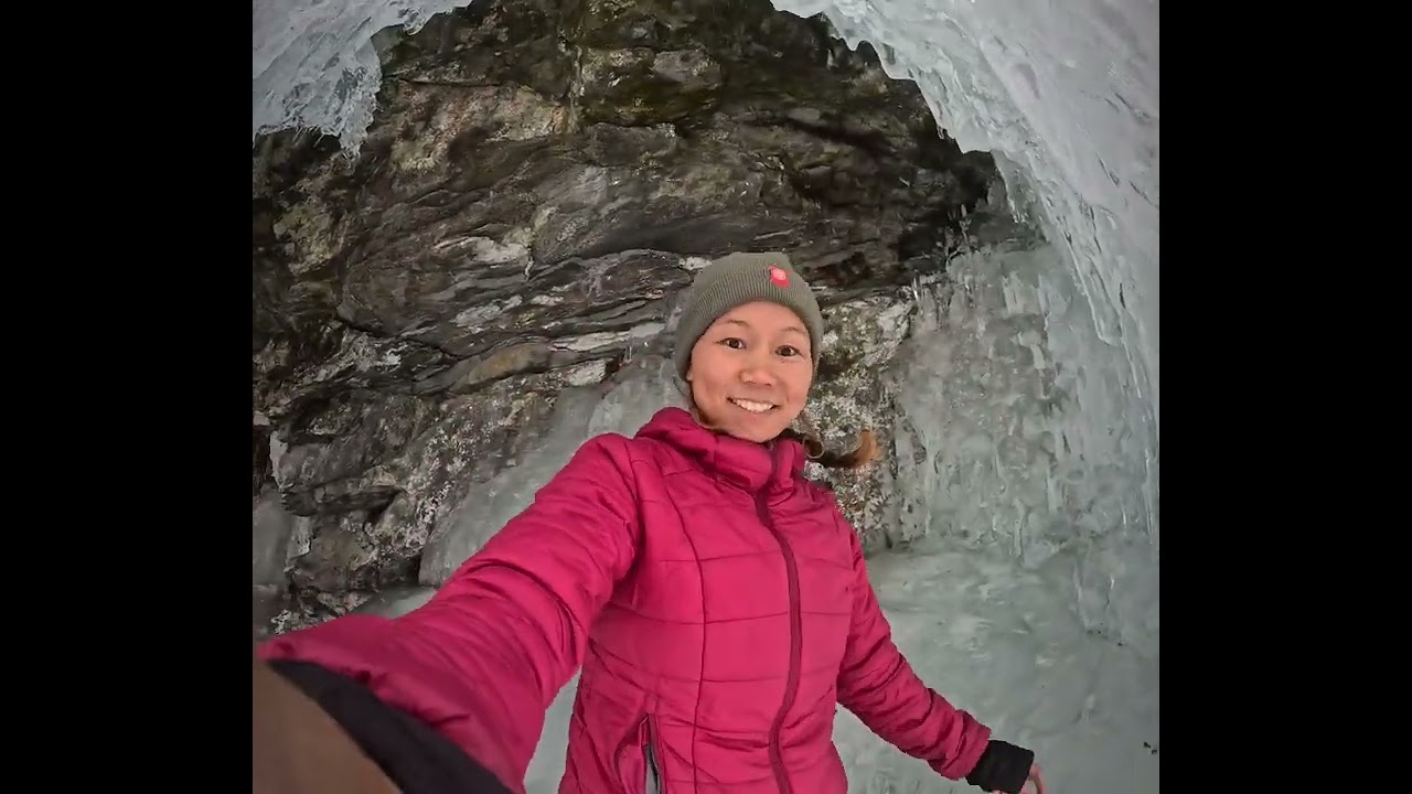 Fun in Arunachal  natural ice cave!❄️😄