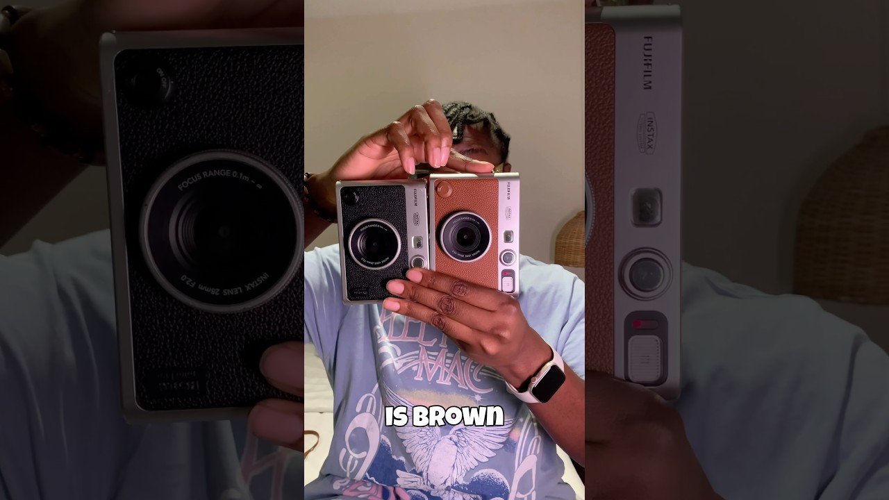 🎥 Comparing the Instax mini evo black and the mini evo brown camera ​⁠@instaxHQ ​⁠@FUJIFILMglobal — Video review, click xem trên YouTube