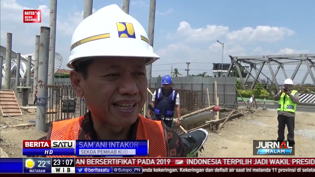 Jembatan Tanggulangin Penghubung Demak dan Kudus Dibangun Ulang