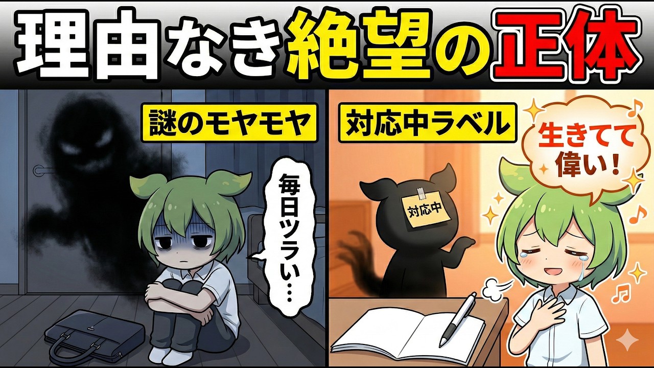 【脳科学】夜になると襲われる「漠然とした不安」の正体。巨大なモヤモヤを物理的に消し去る『脳のリセット術』【ずんだもん＆ゆっくり解説】