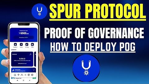 Spur Protocol Proof Of Governance || How to Deploy POG - Step-By-Step Guide || #spurprotocol