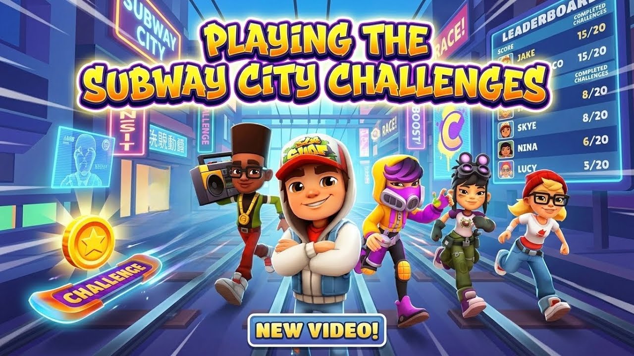 Playing the subway City challenges