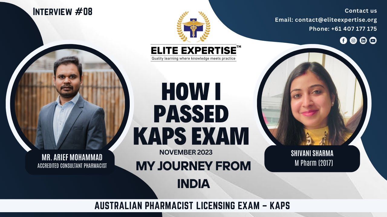 Shivani Sharma's Success in the KAPS Exam with Elite Expertise YouTube