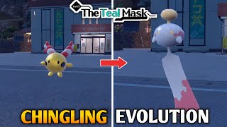 How To Evolve Chingling Into Chimecho In Pokemon Scarlet & Violet DLC : The Teal Mask Wealth