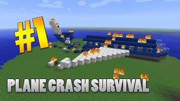 Minecraft 1.3.2 Adventure Map - Plane Crash Survival: Part 1