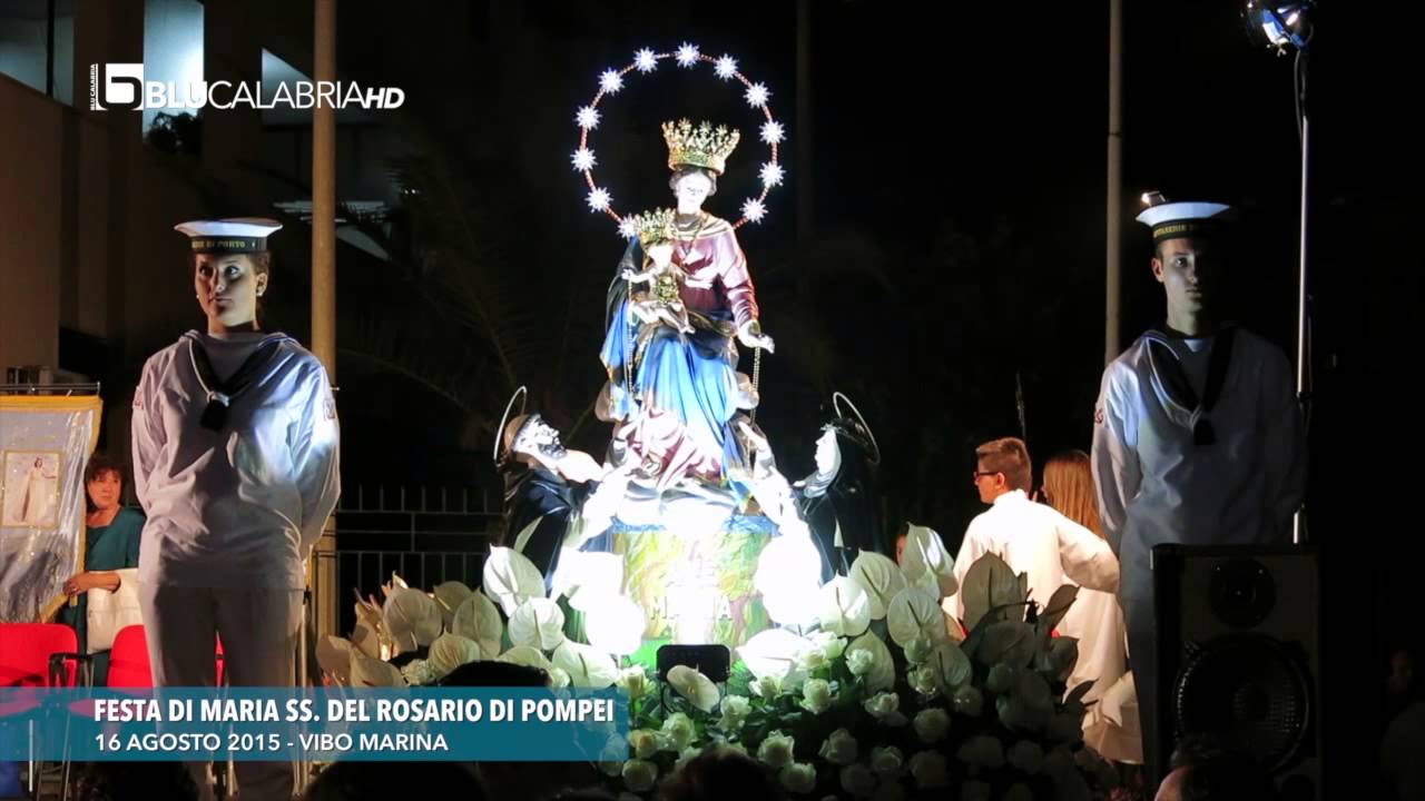Festa della Madonna di Pompei - Vibo Marina 16 8 2015 - YouTube
