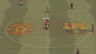Almost cooked by Barcelona | Manchester United vs Barcelona PES14