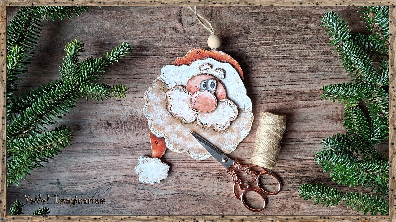 Handmade Santa Ornament – Easy Printable Christmas Craft Tutorial