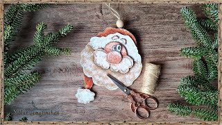 Handmade Santa Ornament – Easy Printable Christmas Craft Tutorial