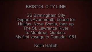 BRISTOL CITY LINE - SS BIRMINGHAM CITY - MERCHANT NAVY