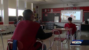 JCPS middle and high school students return to the classroom after year of virtual learning