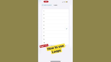 How to use loops in iPhone 13 Pro Max || part 171 || #shortvideo #iphone #ytshorts #technology