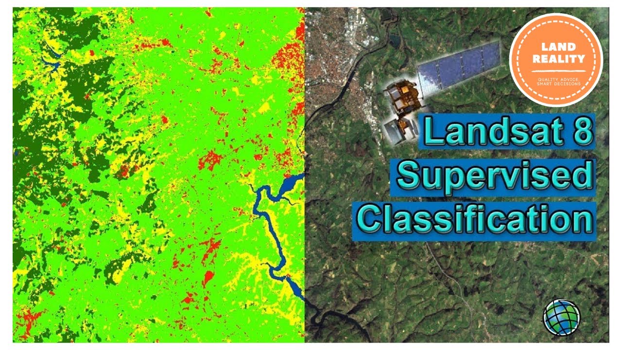 Supervised Classification of Landsat 8 satellite image||Accra ...