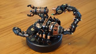 ROKR Emperor Scorpion (Mechanical Age) animated model kit assembly