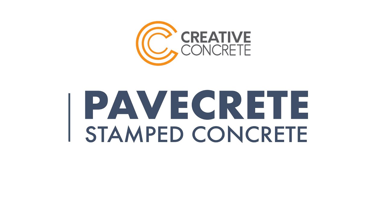 Application of PaveCrete Stamped Concrete - Creative Concrete Concepts