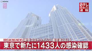 【速報】1/13「新型コロナ」東京都内で新たに1433人の感染を確認