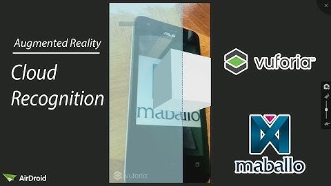 Vuforia Cloud Recognition - Scan Image Target then Show 3D Object