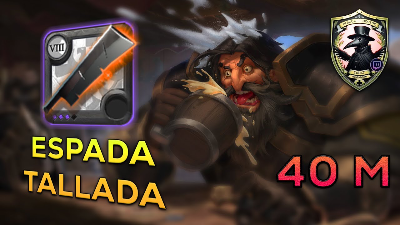 ME RATEARON CON BUILD DE 40 MILLONES🔥LA MALA SUERTE ME PERSIGUE🔥TALLADA BUILD🔥ALBION ONLINE ESPAÑOL🔥