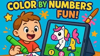 Color by Numbers Game for Kids – Fun Learning with Art screenshot 5