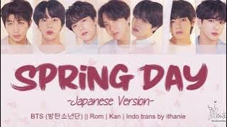 BTS (방탄소년단) - SPRING DAY ~Japanese Version~ (Lirik Terjemahan Indonesia)