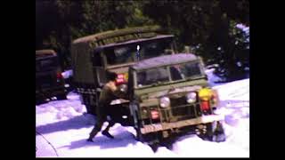 CMF 1971 Studebaker 6x6 & International 4x4 in snow