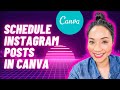 How to schedule Instagram posts in Canva (AND schedule other social media posts as well)
