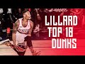 Damian Lillard TOP 10 DUNKS Of His Career