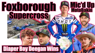 Foxborough Supercross 2024 | Mic'd Up | Haiden Deegan Wins while Jett Lawrence Struggles