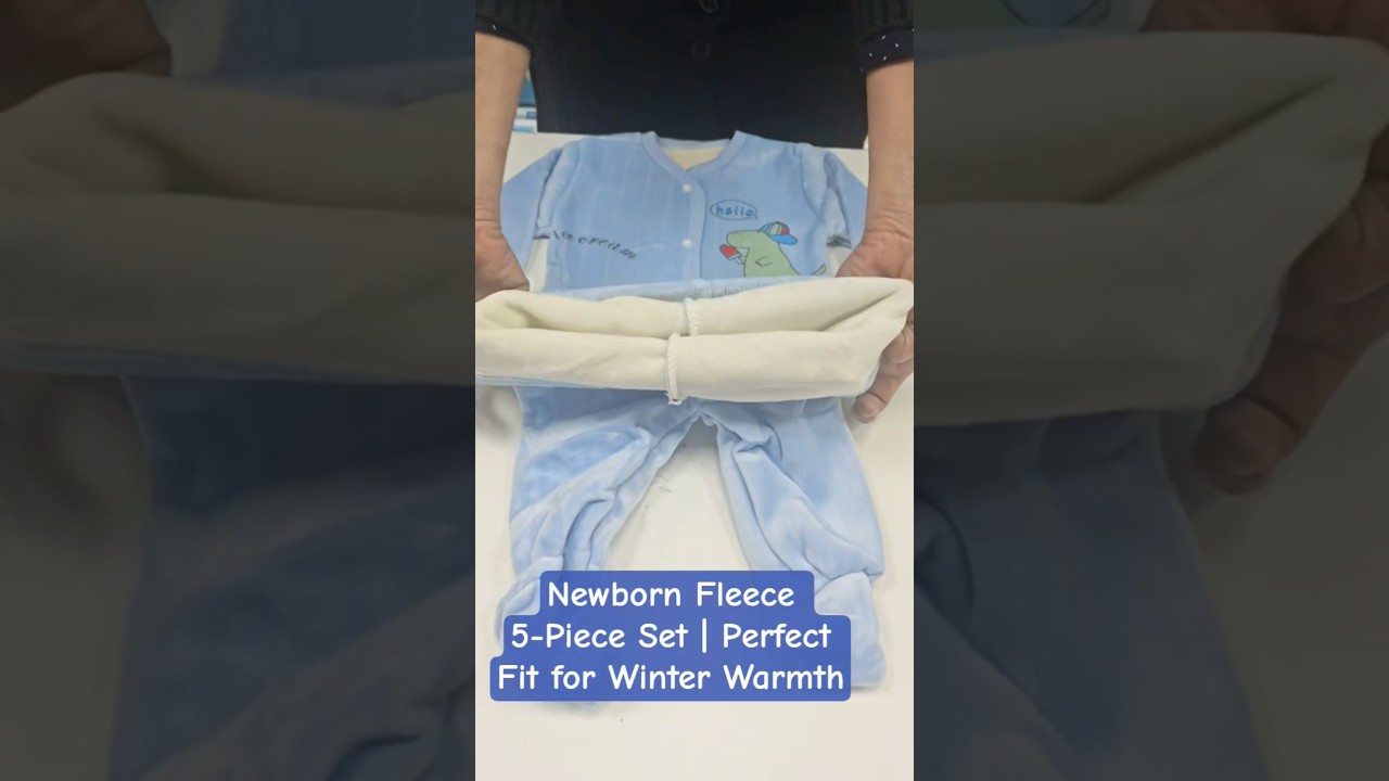 Because size matters in winter ❄️ Soft fleece 5-pcs set for newborns#NewbornStyle #WinterWear #Baby